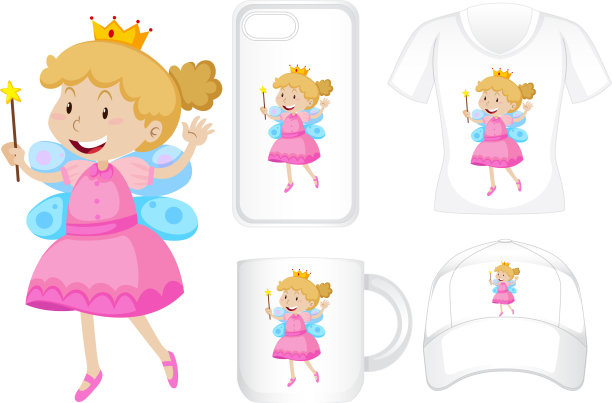 对不同的产品进行图形设计与仙子图片下载