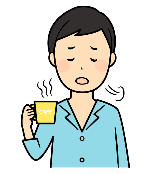 清晨人的插画图片下载