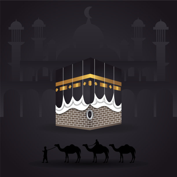 开斋节与伊斯兰传统的设计图片下载