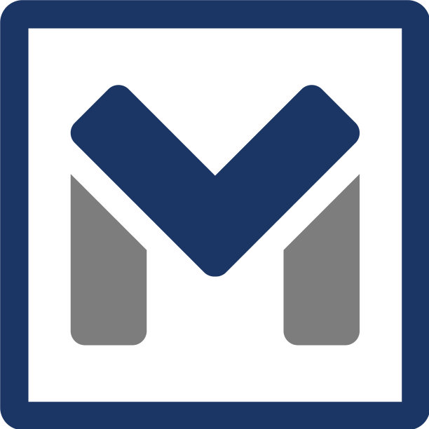 创意字母m标志设计图片下载