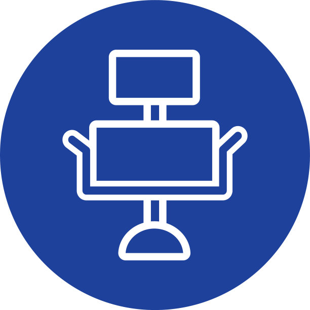 理发店的椅子造型图标图片下载