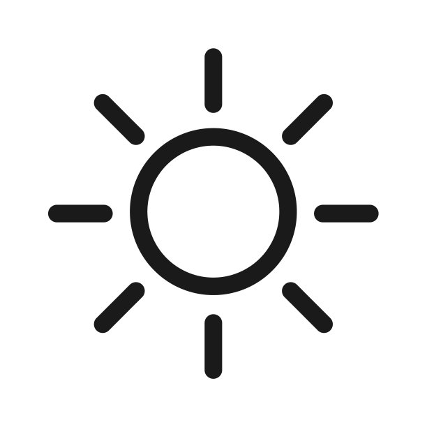 亮度强度图标孤立的符号图片下载