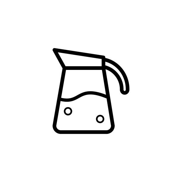 咖啡壶图标设计矢量模板图片下载