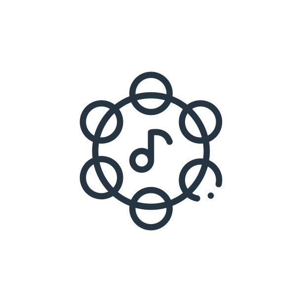 手鼓矢量图标。手鼓可编辑的中风。手鼓线性符号，用于网络和移动应用程序，标志，印刷媒体。细线说明。矢量孤立轮廓绘制。图片下载