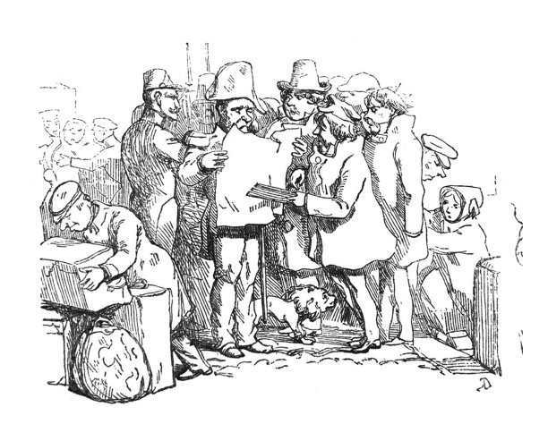 英国讽刺漫画漫画漫画插图-军事人员检查文件的一个人下了船图片下载