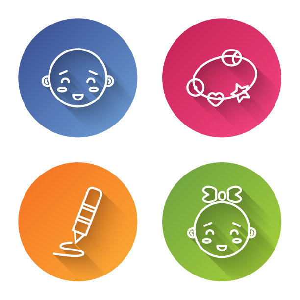 摆线快乐的小男孩头摇娃娃图片下载