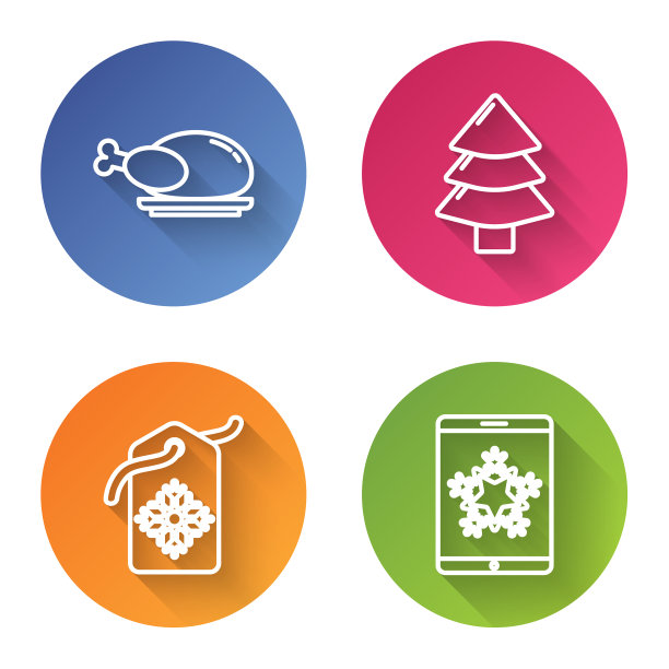 订线烤火鸡或鸡圣诞树图片下载