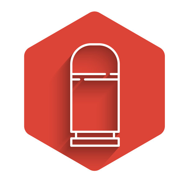 墨盒图标用白线隔开图片下载