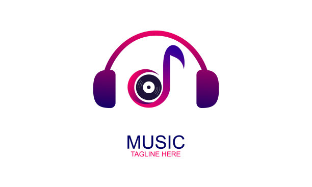 音乐产业标志设计图片下载