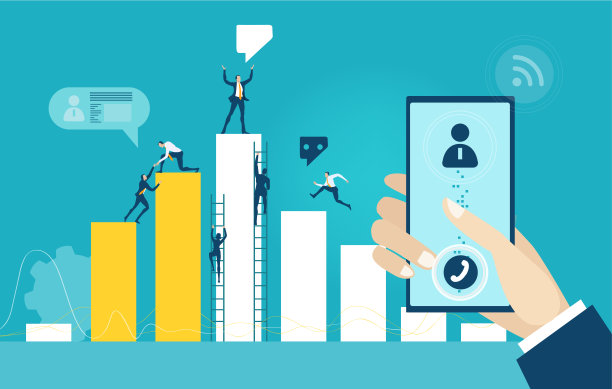 商业人士跃居成长图表顶端，成功，专业成长，改变和支持图片下载