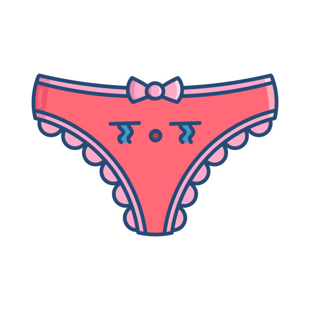 卡哇伊粉色哭泣内裤卡通图片下载