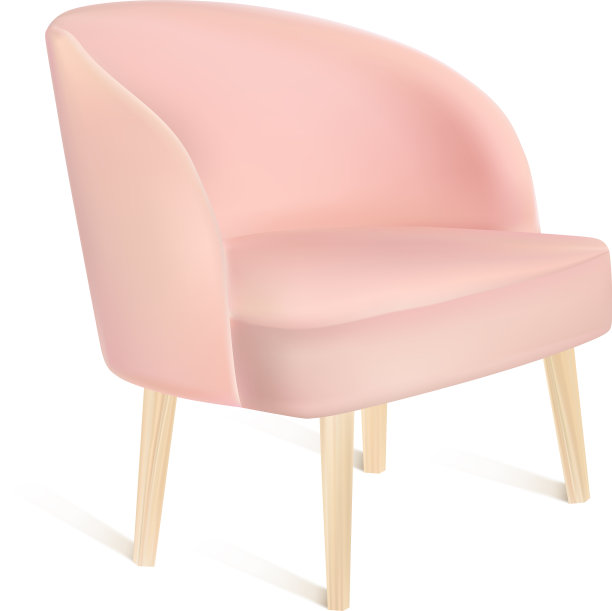 粉色现代椅子图片下载