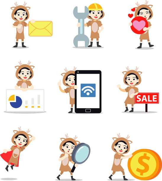 设定角色母鹿为哺乳动物家族图片下载