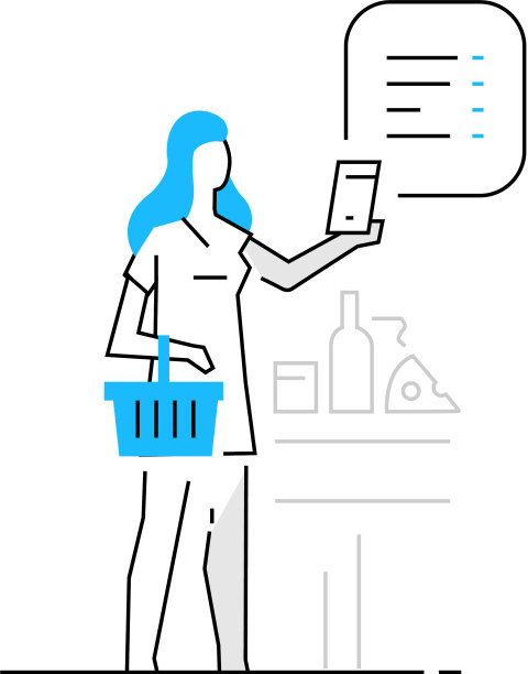 女人买食物家庭关系图片下载