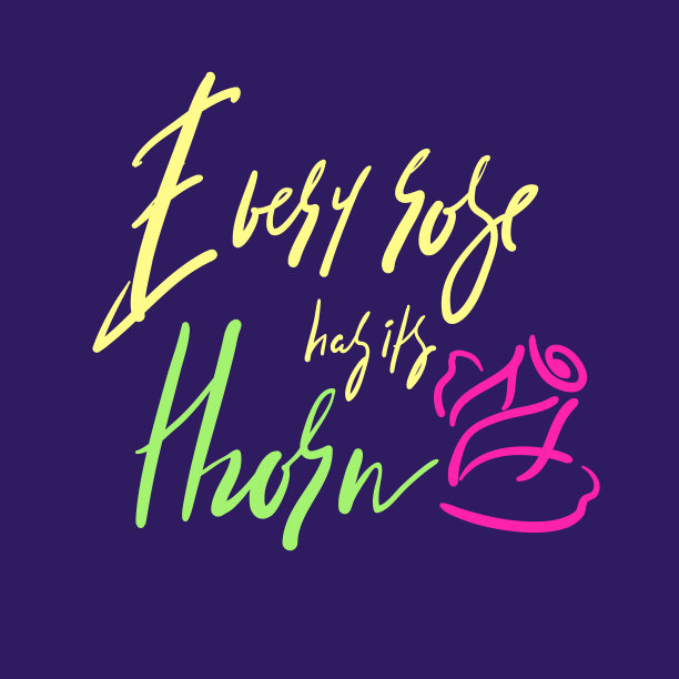 每朵玫瑰都有刺图片下载