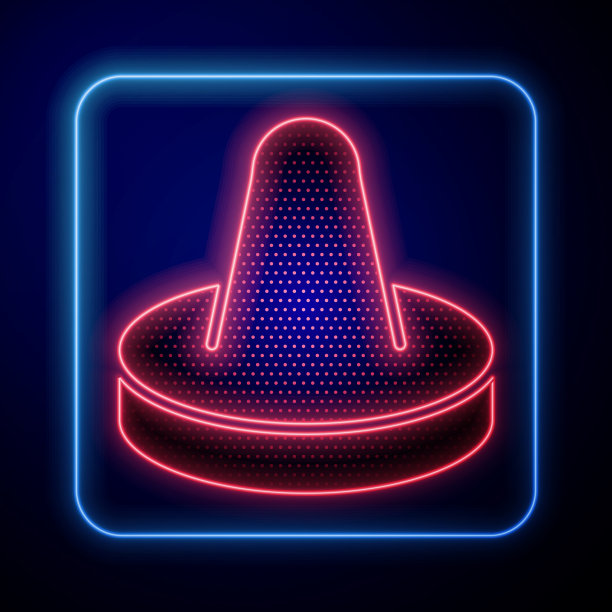 发光的霓虹灯锤和冰球，用来玩空气图片下载