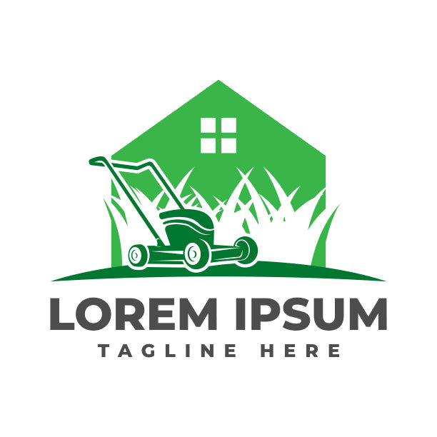 割草机家园矢量图标图片下载