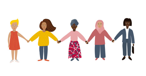 女孩女人合作性格图片下载