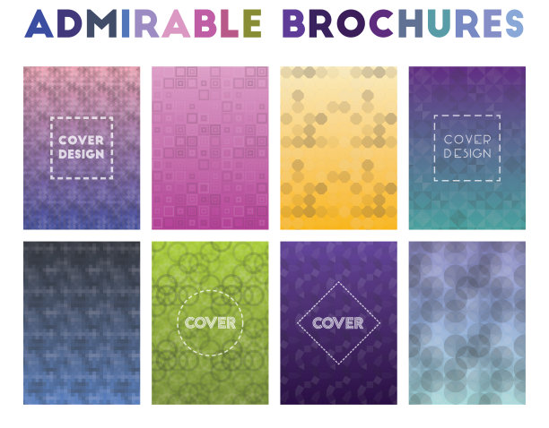 令人钦佩的小册子。活着的几何图案。图片下载