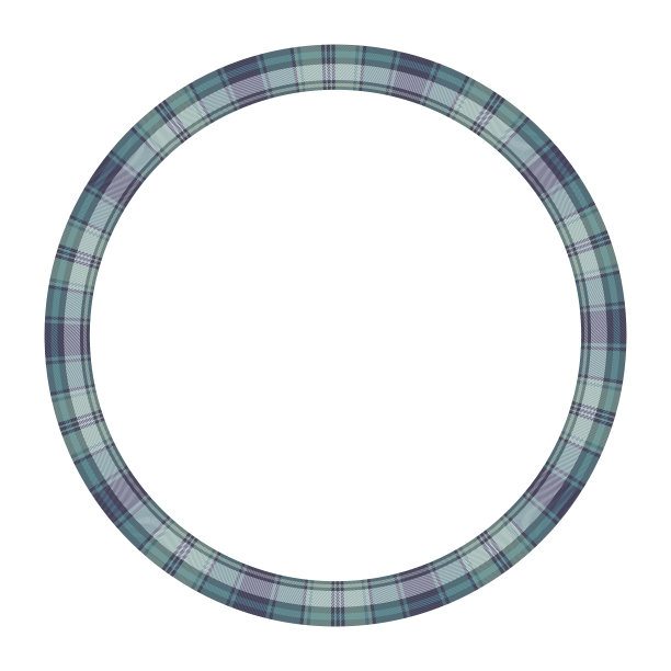 圆形框架复古图案设计模板图片下载