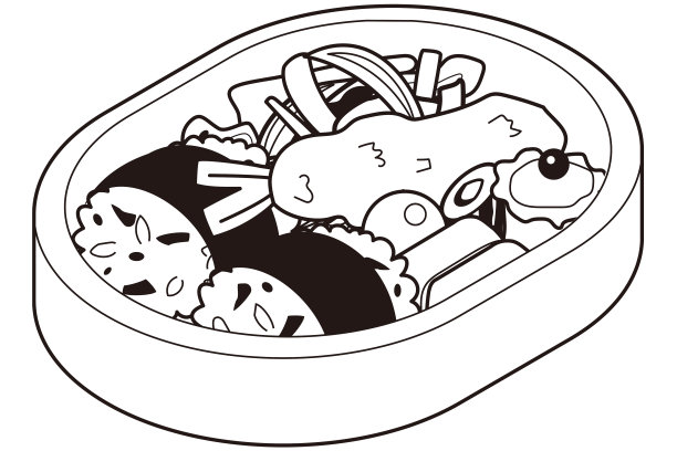 日本儿童的午餐盒图片下载