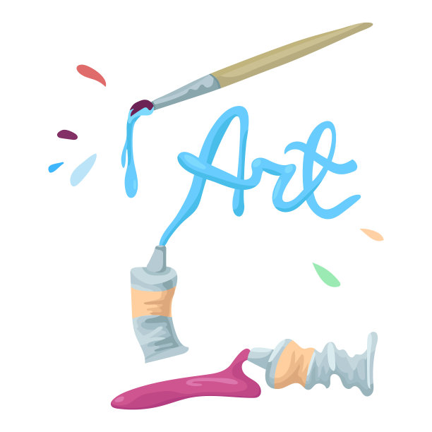 碑文艺术画笔触图片下载