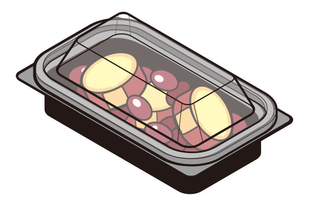 甜炖日本红薯豆在外卖容器图片下载