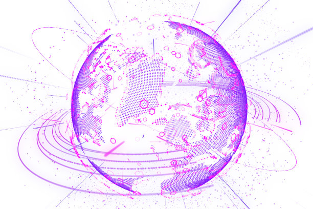 全球网络概念和技术背景图片下载