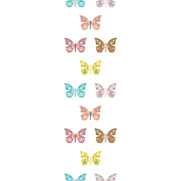 重复无缝垂直边框图片下载