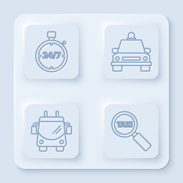 设线秒表24小时出租车无轨电车图片下载