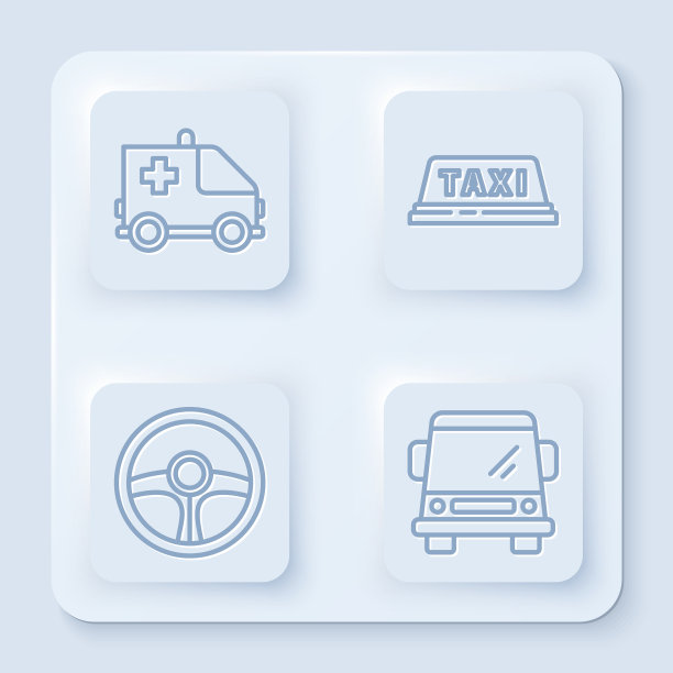 设置救护车和急救车，出租车图片下载