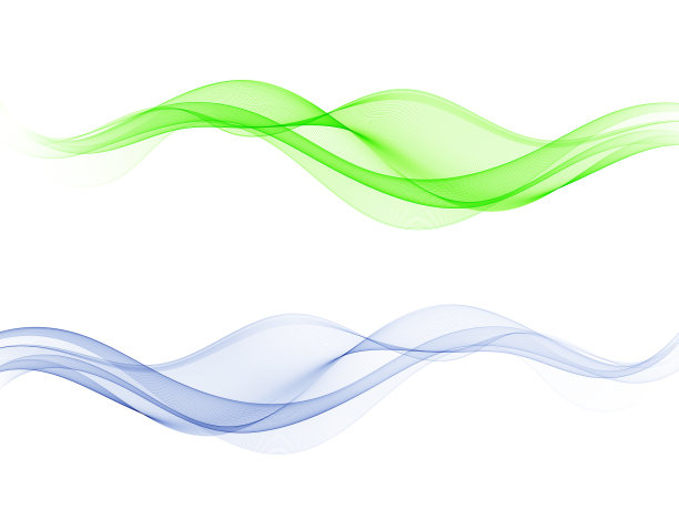 设置抽象色波烟透明蓝色图片下载