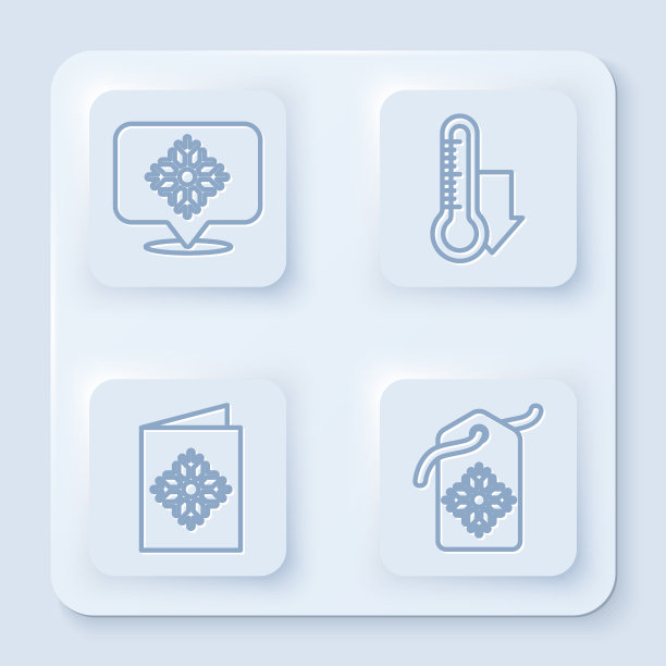 用语音气泡气象设线雪花图片下载