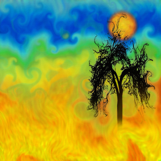 超现实的日落图片下载