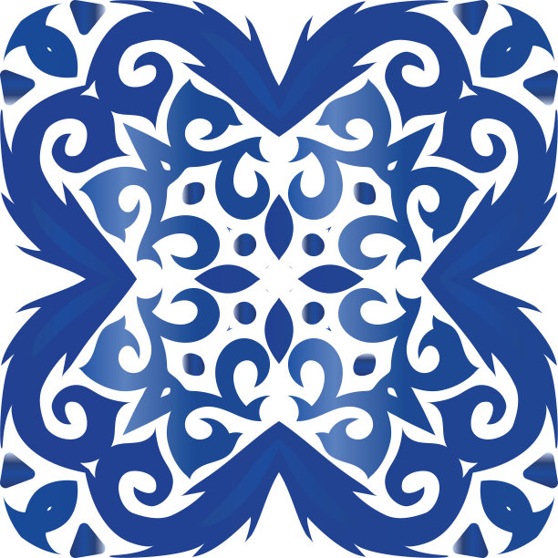 民族装饰陶瓷和彩色瓷砖eps10图片下载