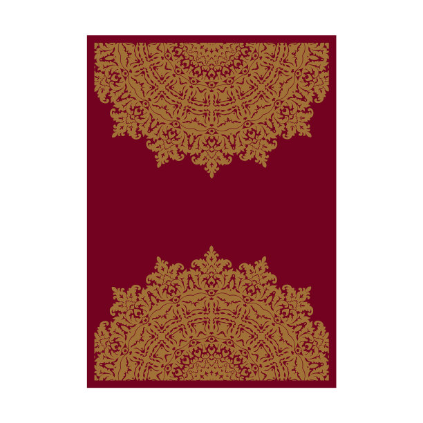 封面页设计曼荼罗装饰为菜单图片下载