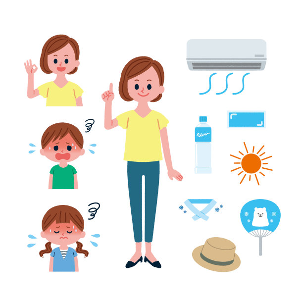 中暑对策插图集图片下载