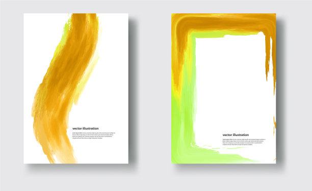 水彩笔刷描横幅清漆飞溅图片下载