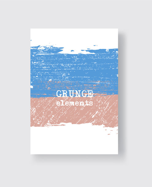 蓝色的珊瑚在白色的画布上画了一笔图片下载