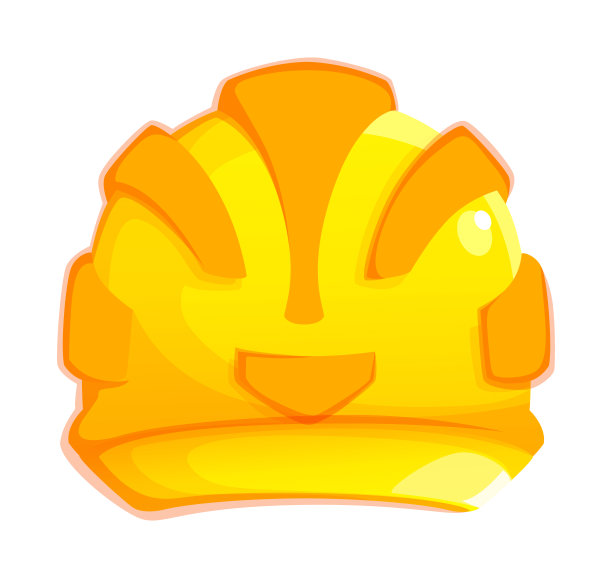 一个漂亮的黄色建筑工人的头盔图片下载