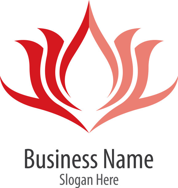 美丽花朵标志图片下载