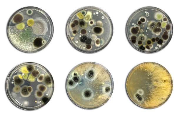 琼脂平板上的细菌从空气中分离出来图片下载