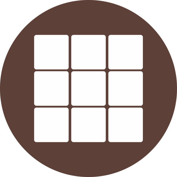 网格图标隔离在背景上图片下载