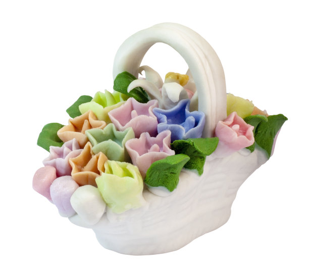 陶瓷花篮图片下载