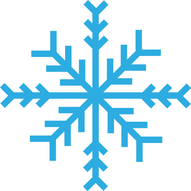 雪花的标志图片下载