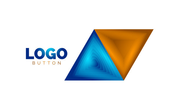 三角形图标几何标志模板最小图片下载