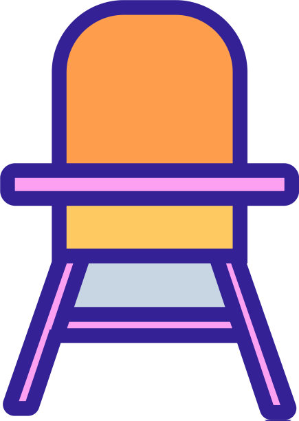 儿童打扮图标孤立轮廓图片下载