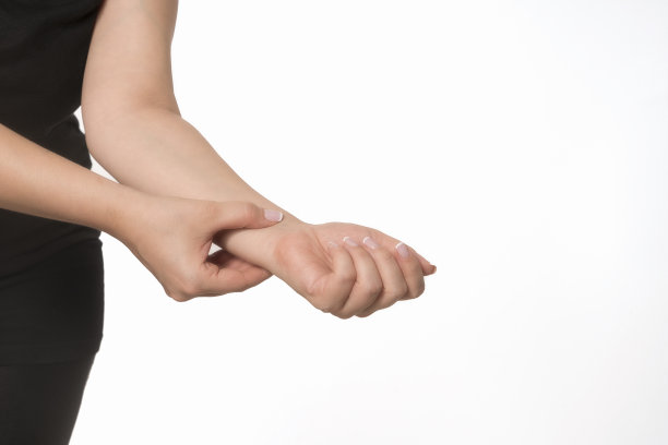 手腕疼痛与健康护理概念图片下载