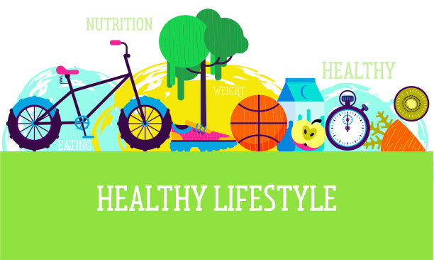 健康生活理念现代图片下载