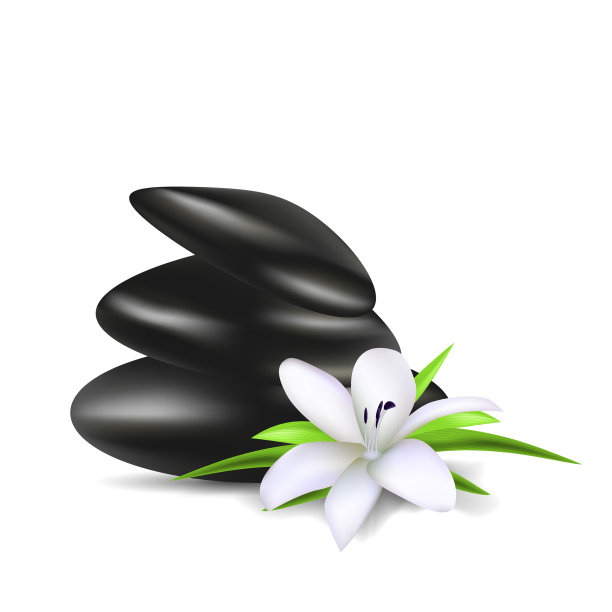 现实的水疗中心石头图片下载